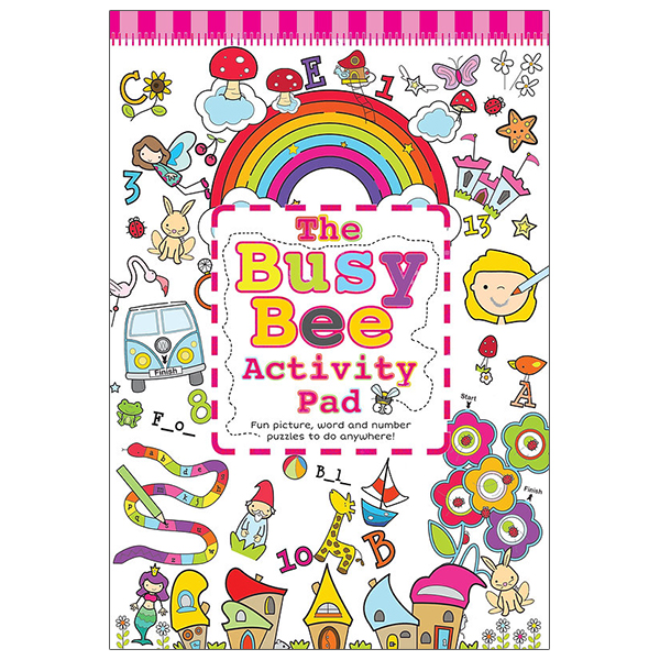 the busy bee activity pad - pink