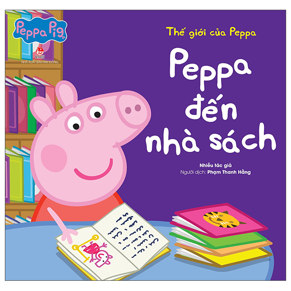 thế giới của peppa - peppa đến nhà sách