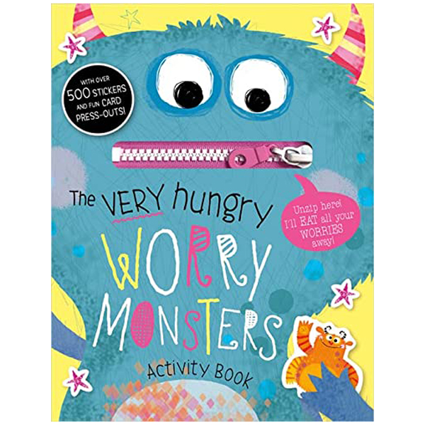 the very hungry worry monsters sticker activity book