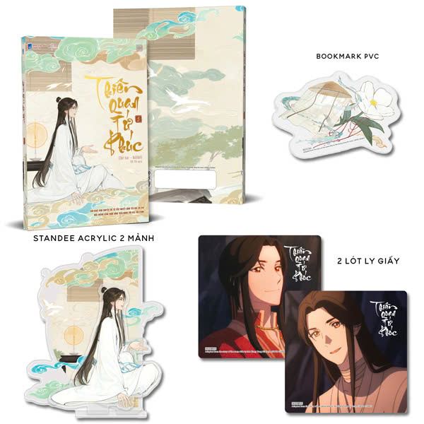 thiên quan tứ phúc - bản hoạt hình - tập 5 - bản đặc biệt - tặng kèm 1 bookmark pvc + 2 lót ly giấy + 1 standee acrylic 2 mảnh