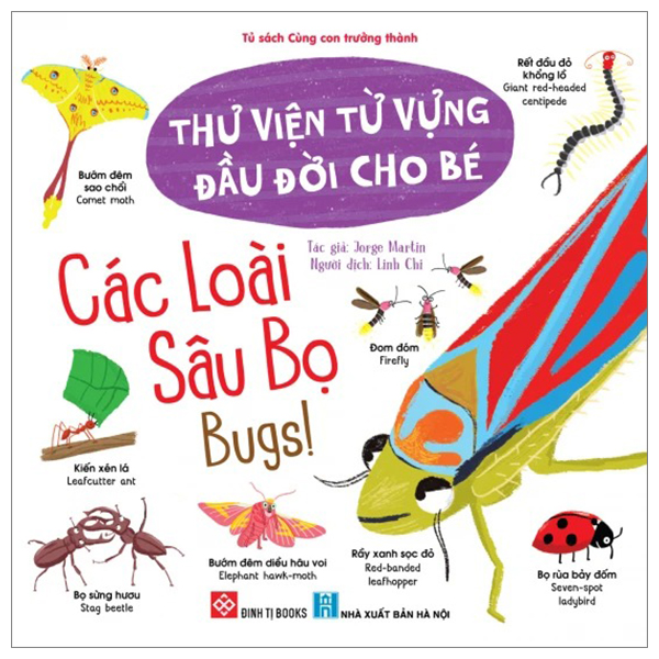 thư viện từ vựng đầu đời cho bé - các loài sâu bọ - bugs!