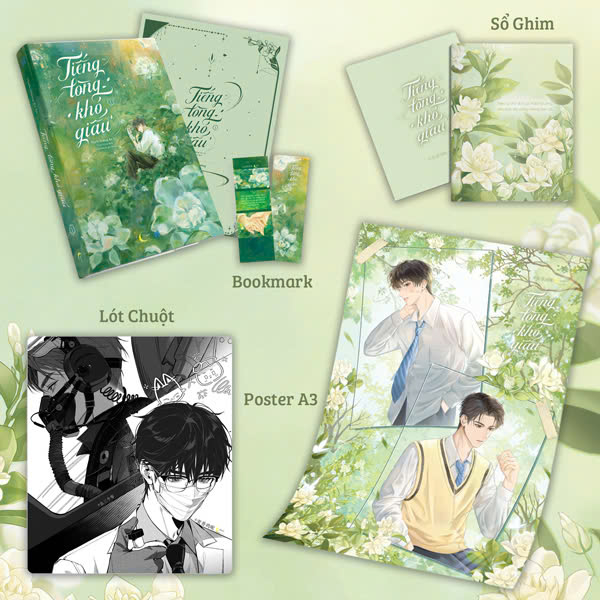 Tiếng Lòng Khó Giấu - Tập 1 - Bản Đặc Biệt - Bìa Cứng - Tặng Kèm Bookmark + Lót Chuột + Sổ Ghim + Poster A3