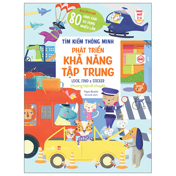 Tim Kiem Thong Minh - Phat Trien Kha Nang Tap Trung - Look, Find And Sticker - Phuong Tien Di Chuyen