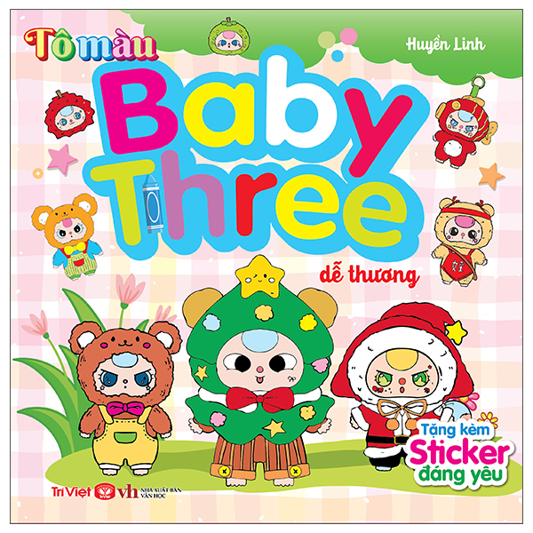 Tô Màu Baby Three - Dễ Thương (Tái Bản 2026)