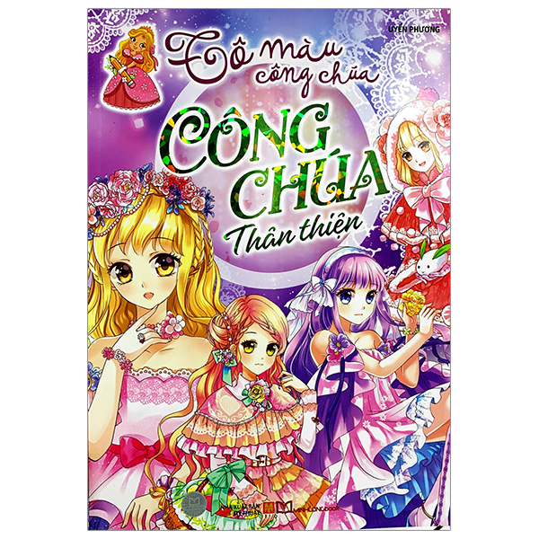 tô màu công chúa - công chúa thân thiện