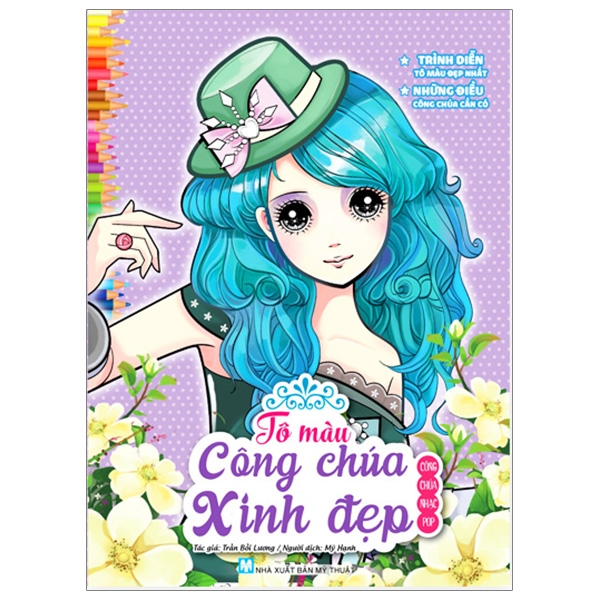 tô màu công chúa xinh đẹp - công chúa nhạc pop