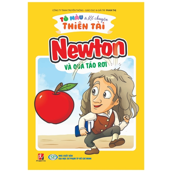 tô màu kể chuyện thiên tài - newton và quả táo rơi