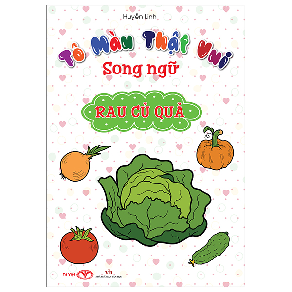 tô màu thật vui - song ngữ - rau củ quả