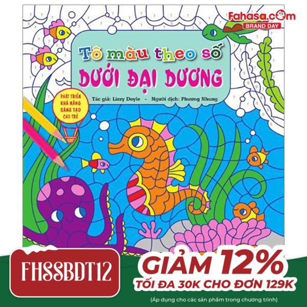 tô màu theo số - dưới đại dương - phát triển khả năng sáng tạo cho trẻ