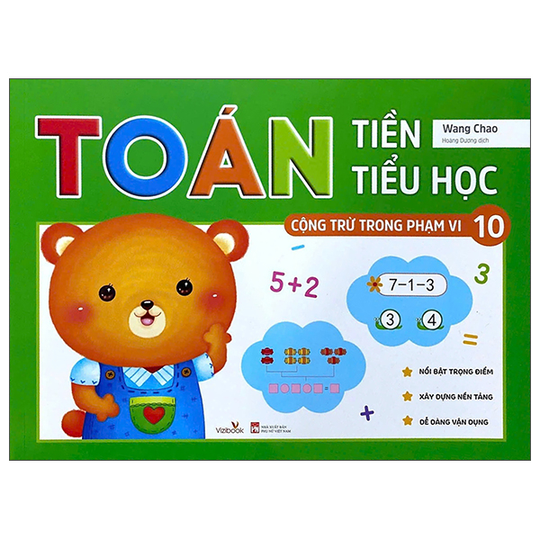 Toán Tiền Tiểu Học - Cộng Trừ Trong Phạm Vi 10 (Tái Bản 2026)