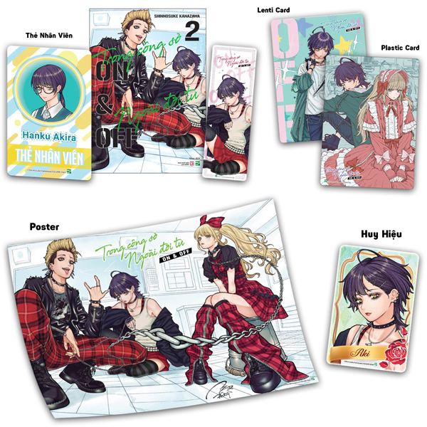 trong công sở, ngoài đời tư - on & off - tập 2 - bản sưu tầm - tặng kèm bookmark + huy hiệu + lenti card + plastic card + thẻ nhân viên + poster