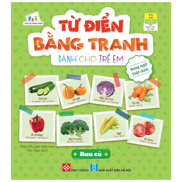 từ điển bằng tranh dành cho trẻ em - rau củ