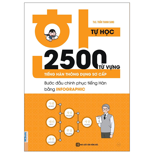 Tự Học 2500 Từ Vựng Tiếng Hàn Thông Dụng Sơ Cấp - Bước Đầu Chinh Phục Tiếng Hàn Bằng Infographic
