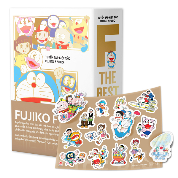 Tuyen Tap Kiet Tac Fujiko F Fujio - F The Best - Tang Kem Set Sticker Kho Lon
