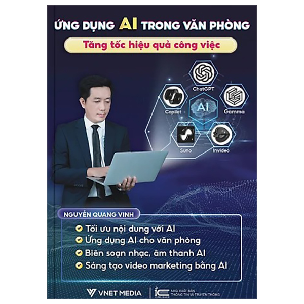 ứng dụng ai trong văn phòng - tăng tốc hiệu quả công việc - bìa cứng