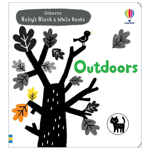 usborne baby's black and white books: outdoors