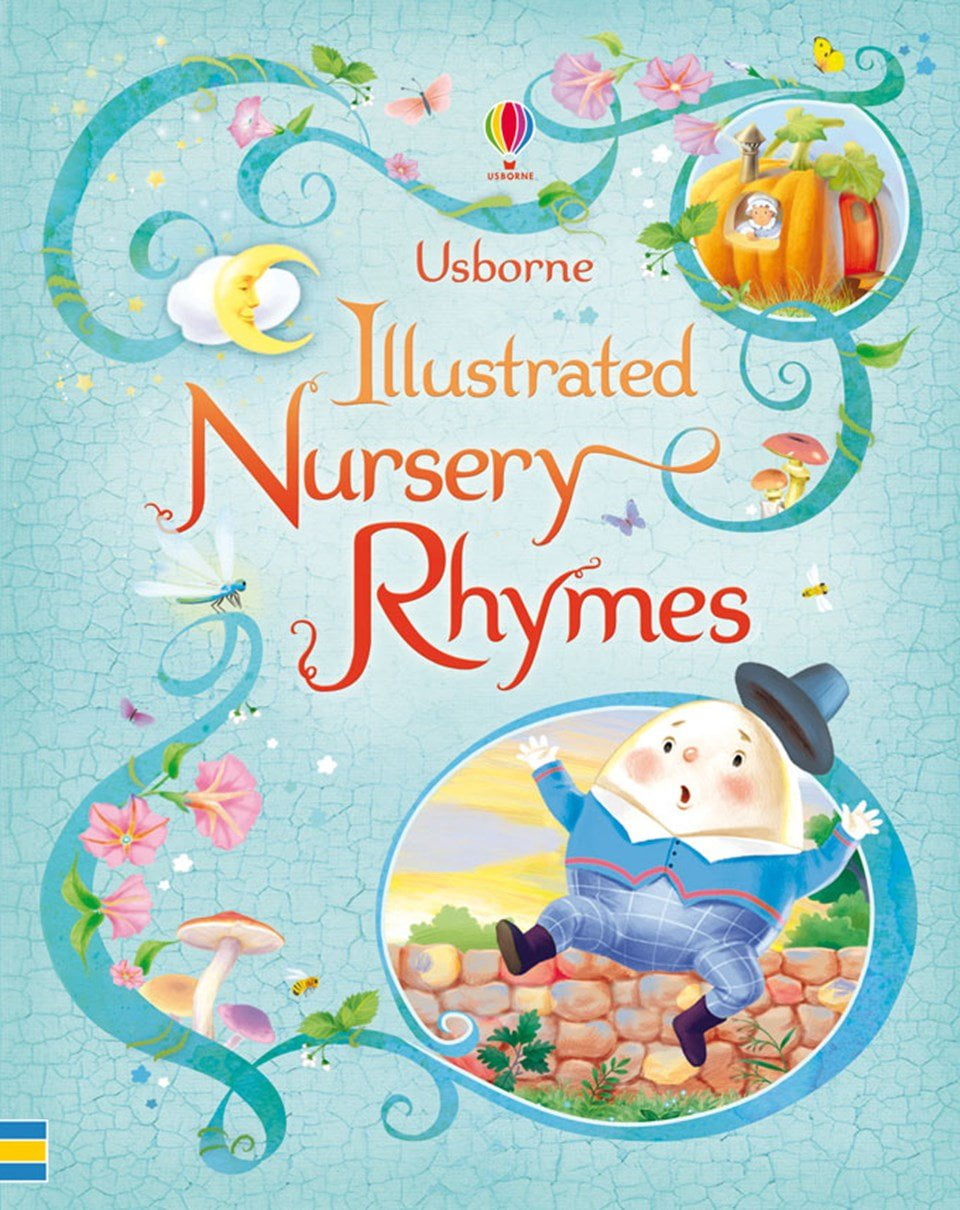 usborne illustrated book of nursery rhymes (hardcover)