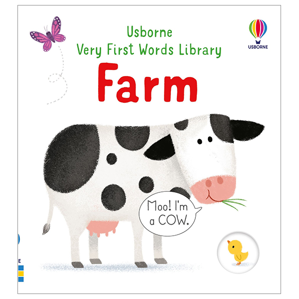 usborne very first words library: farm