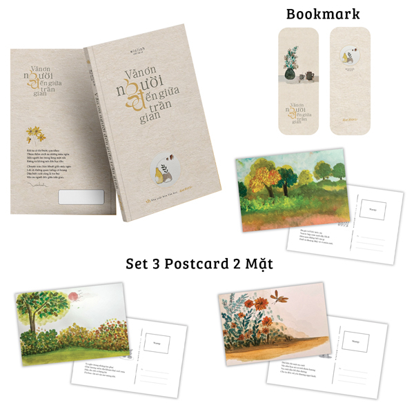 vẫn ơn người đến giữa trần gian - tặng kèm 1 bookmark + 3 postcard