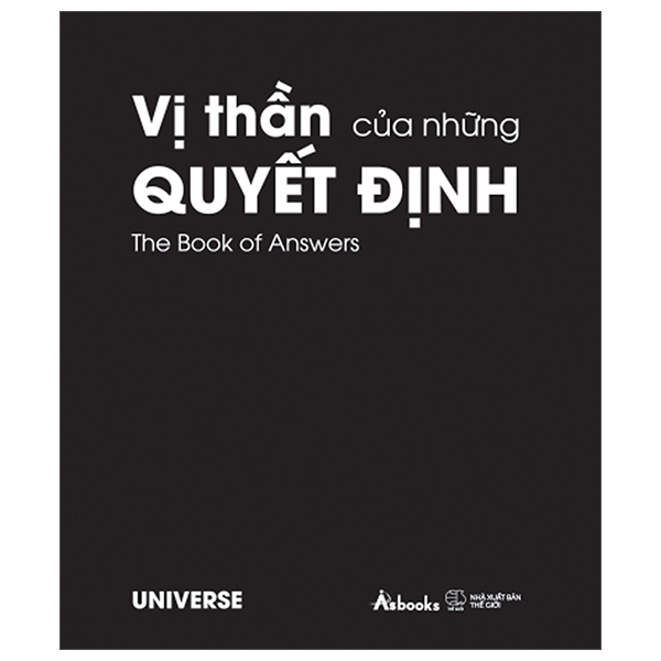 vị thần của những quyết định - the book of answers - bản bìa đen