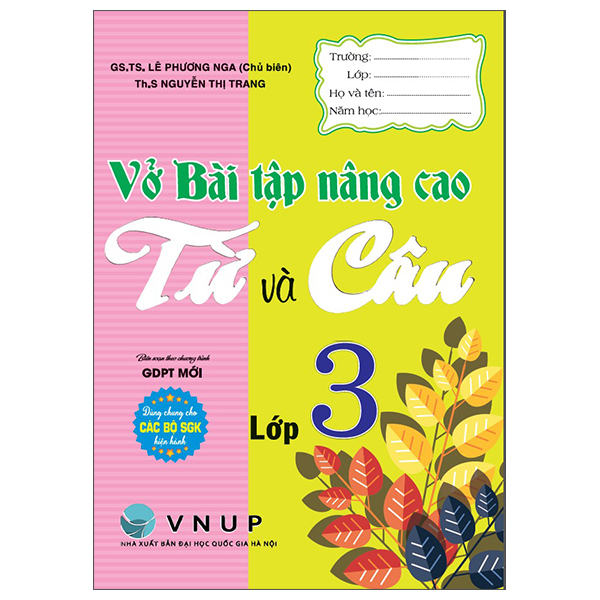 Vở Bài Tập Nâng Cao Từ Và Câu Lớp 3