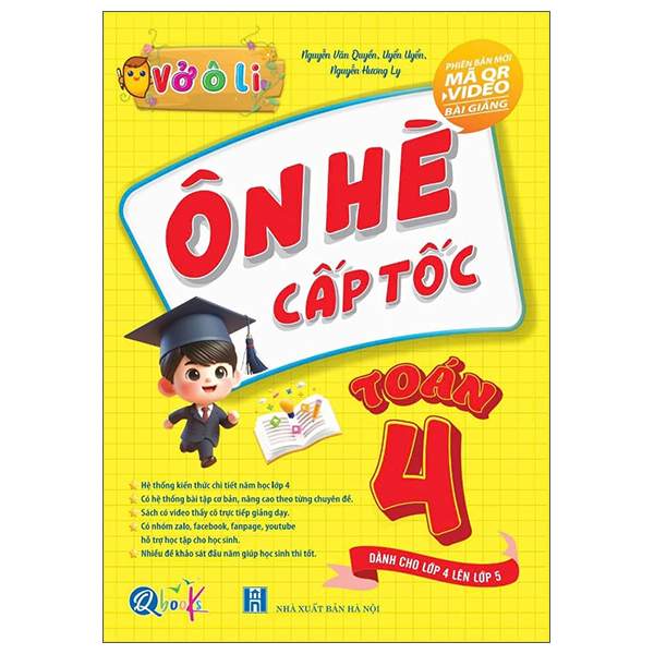 Vở Ô Li - Ôn Hè Cấp Tốc - Toán 4 - Dành Cho Lớp 4 Lên Lớp 5