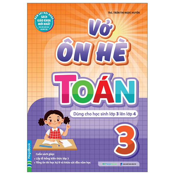 Vở Ôn Hè Toán 3 - Dành Cho Học Sinh Lớp 3 Lên Lớp 4
