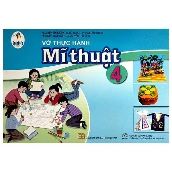 vở thực hành mĩ thuật 4 (cánh diều) (chuẩn)