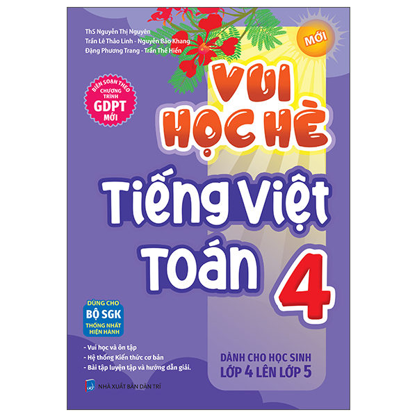 Vui Học Hè Tiếng Việt Toán 4 - Dành Cho Học Sinh Lớp 4 Lên Lớp 5