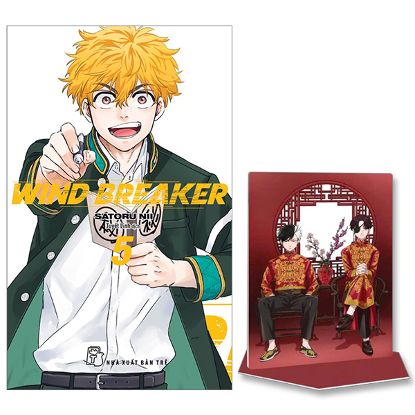 wind breaker - tập 5 - tặng kèm standee giấy bồi cứng