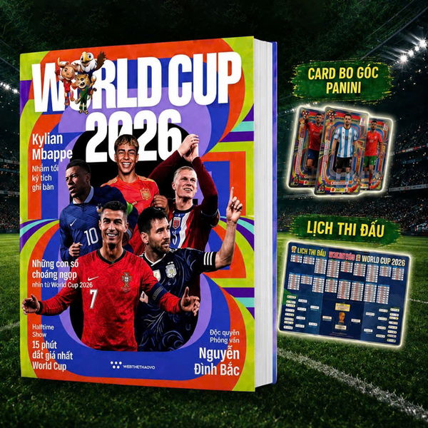 World Cup 2026 - Tặng Kèm Thẻ Cầu Thủ FIFA World Cup Panini Ngẫu Nhiên + Lịch Thi Đấu World Cup 2026