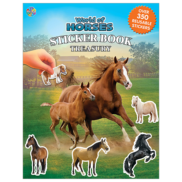 world of horses sticker book treasury