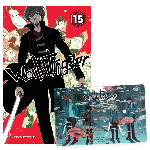 world trigger - tập 15 - tặng kèm pvc card