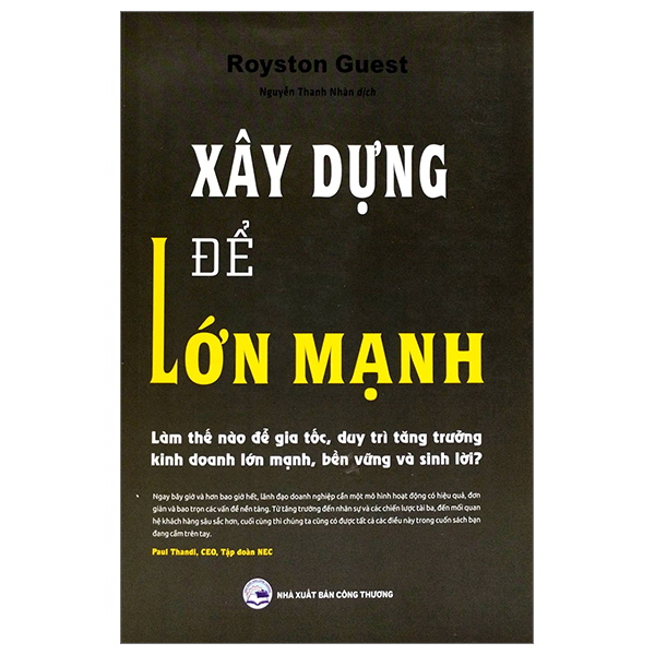 xây dựng để lớn mạnh - bìa cứng