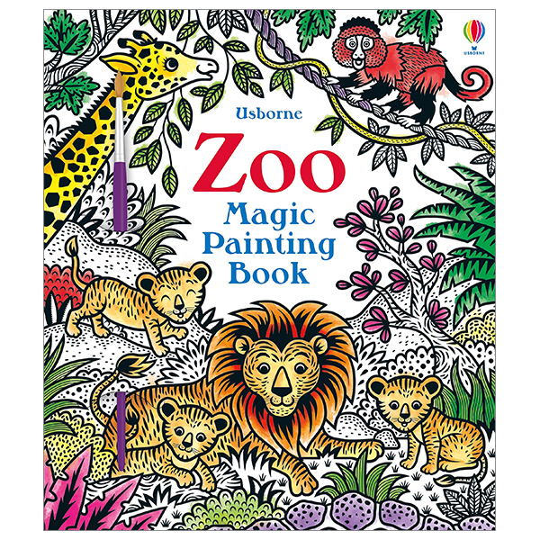 zoo magic painting book